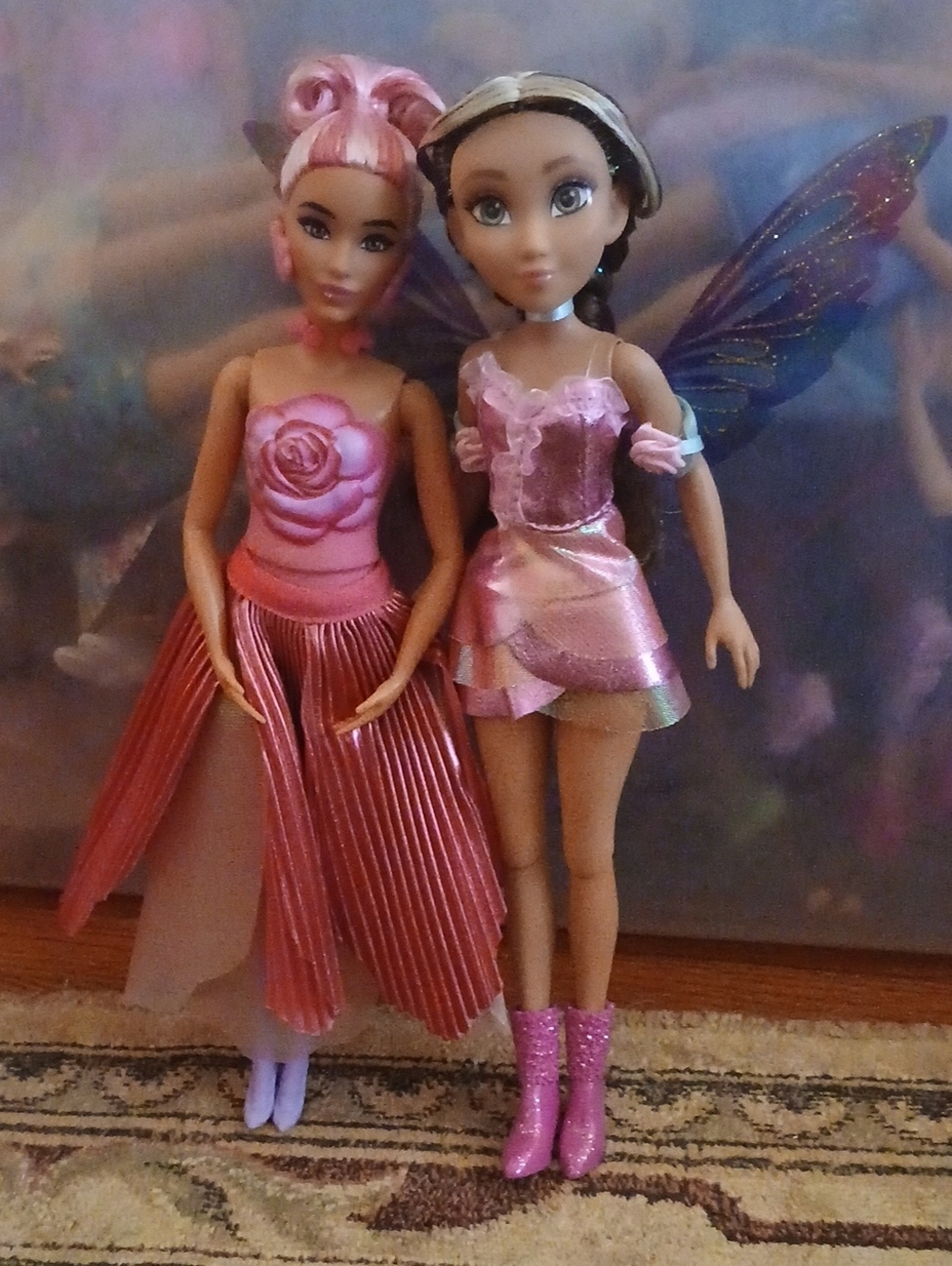 Pink Fairy Fashion Dolls Set - Kids Toys